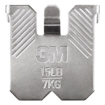3M CLAW Stainless Steel Drywall Picture Hanger - 0.9 in Length x 0.9 in Width 15 lb Weight Capacity - 66155