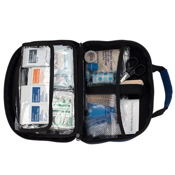 First Aid Only First Aid Kit - 11.5 in Width - 3.25 in Length - 8 in Height - Fabric Case Construction - 092265-91062