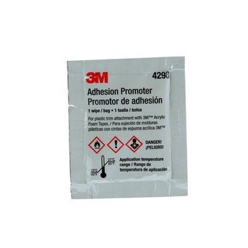 3M 4298 Adhesion Promoter Amber Liquid 2.5 cc Bag - For Use With Acrylic Foam Tapes, Acrylic Tapes - 27571
