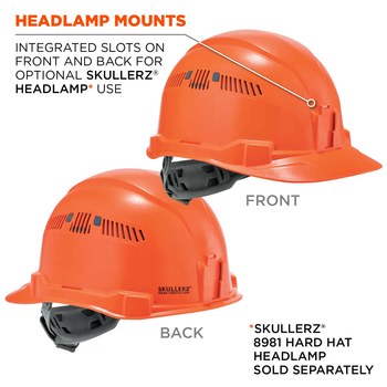 Ergodyne Skullerz Hard Hat 8972 60145 - Orange