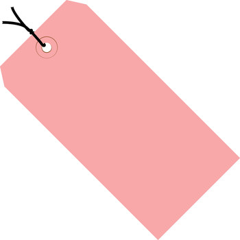 Picture of Shipping Supply Pink 13 Point Cardstock 13454 Colored Tags (Main product image)