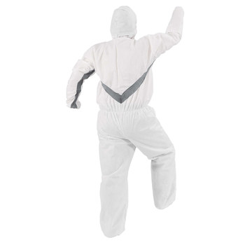 Ansell Kleenguard Chemical-Resistant Coveralls A30 46144 - Size XL - White