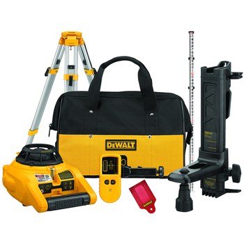 Dewalt Interior/Exterior Rotary Laser Level Kit | RSHughes.com