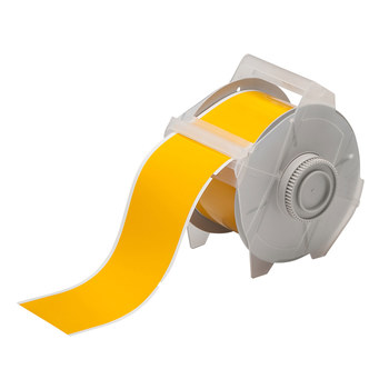 Picture of Brady Yellow Indoor / Outdoor Vinyl Thermal Transfer 121548 Continuous Thermal Transfer Printer Label Roll (Main product image)