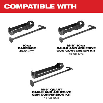 Milwaukee M18 Li-Ion Battery Caulk and Adhesive Gun 2641-20 - 24227