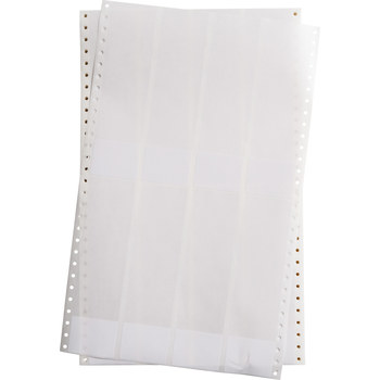 Picture of Brady Datab Clear / White Self-Extinguishing, Self-Laminating, Write-On Vinyl Dot Matrix DAT-14-292-1 Dot Matrix Printer Label (Main product image)