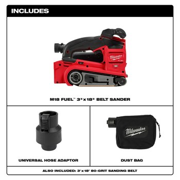 Milwaukee M18 FUEL M18 REDLITHIUM Battery Belt Sander 2832-20