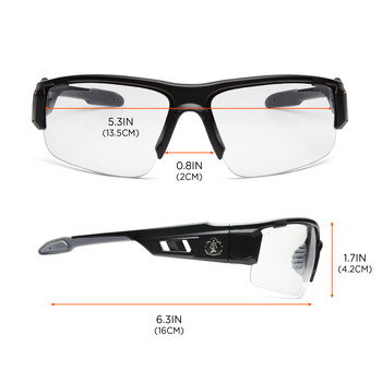 Ergodyne Skullerz Safety Glasses Dagr 52003 - Size Universal