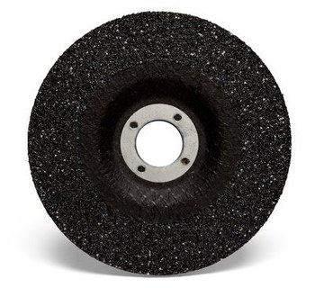 3M Silver Ceramic Depressed-Center Grinding Wheel - 5 in Diameter - 87446