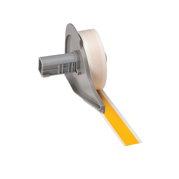 Picture of Brady Yellow Indoor / Outdoor Vinyl Thermal Transfer M71C-500-581-YL Continuous Thermal Transfer Printer Label Roll (Main product image)
