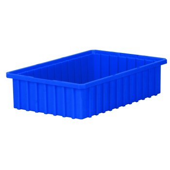 Picture of Akro-Mils 33164 Akro-Grid 0.29 ft, 2.2 gal 20 lb Blue Industrial Grade Polymer Dividable Grid Container (Main product image)