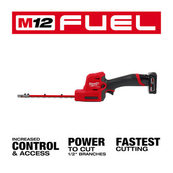 Milwaukee M12 FUEL Hedge Trimmer 2533-21 - 3.6 lb - 0.5 in Capacity