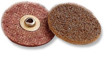 3M Scotch-Brite SE-DR Roloc TR Quick Change Disc 18243 - 4 in - Aluminum Oxide - Coarse