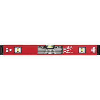 Milwaukee REDSTICK Red Aluminum Box Level - 59 in Length - 1.19 in Wide - 2.53 in Thick - MLBX59