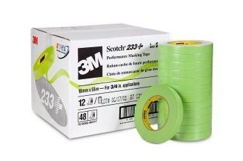 18 mm x 55 m 3M 46334 Scotch Performance Masking Tape 233+ Green 