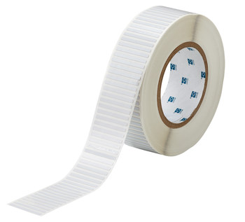Picture of Brady White Polyimide Thermal Transfer THT-60-457-10 Die-Cut Thermal Transfer Printer Label Roll (Main product image)