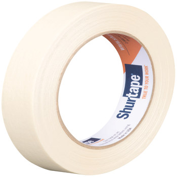 Shurtape CP 105 Natural Masking Tape - 18 mm Width x 55 m Length