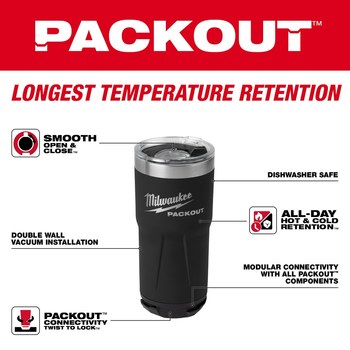 Milwaukee PACKOUT Tumbler 48-22-8392B - 61633