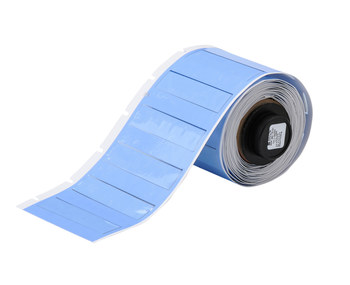 Picture of Brady Permasleeve Gray Heat-Shrinkable, Self-Extinguishing Polyolefin Thermal Transfer PSPT-250-175-GY Die-Cut Thermal Transfer Printer Sleeve (Main product image)