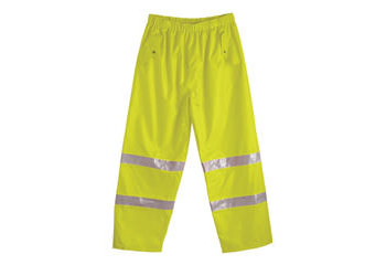 Picture of Jackson Safety Lime/Silver Large Polyester Rain Pants (Main product image)