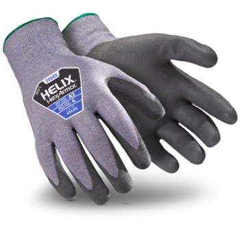 HexArmor Gray Cut Resistant Gloves,M