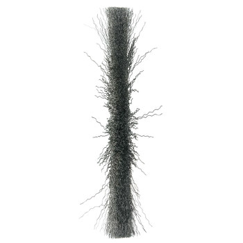Weiler 01329 Wheel Brush - 12 in Dia - Crimped Steel Bristle