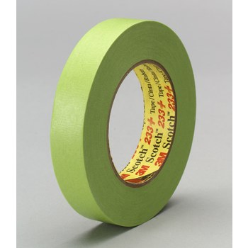 3M 46334 Scotch Performance Masking Tape 233+, 18 mm x 55 m, Green