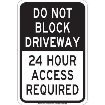 Picture of Brady B-401 Polystyrene Rectangle English Stop Signs, Traffic Control Signs & Banners Sign part number 124354 (Main product image)