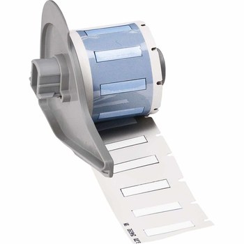 Picture of Brady PermaSleeve White Polyolefin Thermal Transfer M7-125-1-7641 Heat Shrink Wire & Cable Labels (Main product image)