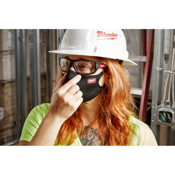 Milwaukee Face Mask 3-Layer 48-73-4239 - Size Large/XL - Black - 60961