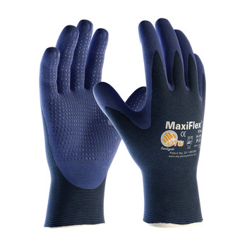 PIP MAXIFLEX Elite, 18G Blue Nylon, Nitrile (34-244/S) (144/each)