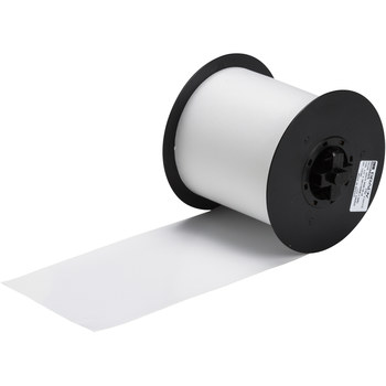 Picture of Brady White Indoor / Outdoor Vinyl Thermal Transfer 113182 Continuous Thermal Transfer Printer Label Roll (Main product image)