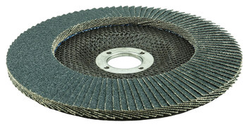 Weiler Tiger Paw Type 29/Angled Flap Disc 51176 - Alumina Zirconia - 6 in - 60 - Coarse