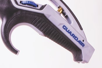 Guardair PalmJet Safety Air Gun - 9.7 in Length - 1/4 in FNPT Inlet - 6 cfm - Polypropylene - GA4404S