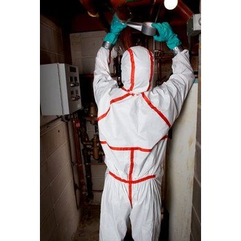 3M Chemical-Resistant Coveralls 49812 - Size Medium - White