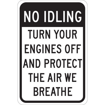 Picture of Brady B-401 High Impact Polystyrene Rectangle White English Environment Sign part number 124411 (Main product image)