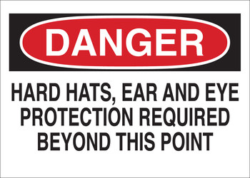 Picture of Brady B-120 Fiberglass Reinforced Polyester Rectangle White English PPE Sign part number 75980 (Main product image)