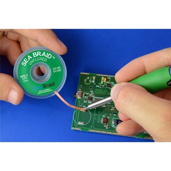 EasyBraid S-C-10AS Desoldering Braid - 0.075 in x 10 ft - EASYBRAID S-C-10AS