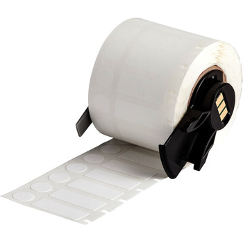 Picture of Brady White Nylon Thermal Transfer PTL-98-499 Die-Cut Thermal Transfer Printer Label Roll (Main product image)