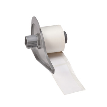 Picture of Brady White Polyester Thermal Transfer M71-26-423 Die-Cut Thermal Transfer Printer Label Roll (Main product image)