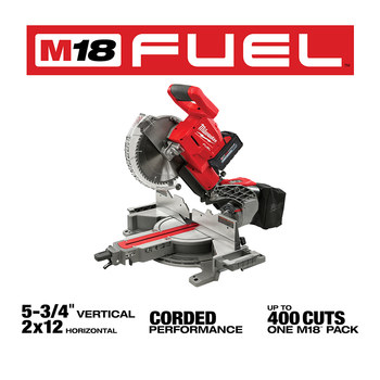 Milwaukee M18 FUEL Sliding Compound Miter Saw Kit 2734-21