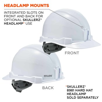 Ergodyne Skullerz Hard Hat 8970 60140 - White