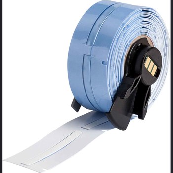 Picture of Brady PermaSleeve White Polyolefin Thermal Transfer M6-094-2-342-WT-R Heat Shrink Wire & Cable Labels (Main product image)