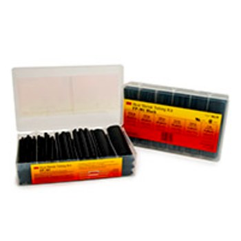 3m Fp 301 3 16 To 1 Black 5 102 Pc Kits Heat Shrink Tubing Assorted Black Kit 6 In Black Rshughes Com