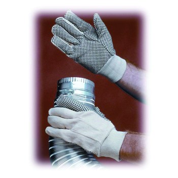 Picture of PIP 91-908PDI Black/Tan Large Cotton Canvas Full Fingered General Purpose Gloves (Main product image)