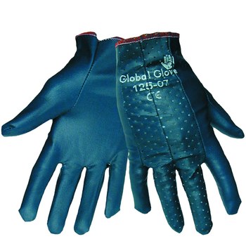 Picture of Global Glove 125 Blue 9 Nitrile Impregnated Full Fingered Work Gloves (Main product image)