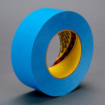 3M R3187 Blue Splicing Tape - 96 mm Width x 55 m Length - 7.5 mil Thick - Kraft Paper Liner - 17586