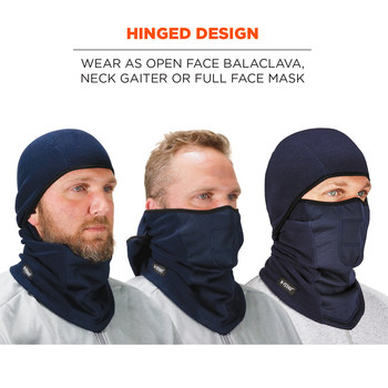 Ergodyne N-Ferno 6823 Blue Fleece Cold Weather Balaclava Hood - 720476-16851