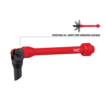 Milwaukee AIR-TIP Wet/Dry Pivoting Extension Wand - 49-90-2031