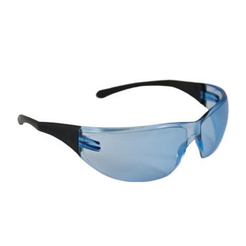 Picture of Bouton Optical Directflex 250-29-00 Blue Black Universal Polycarbonate Standard Safety Glasses (Main product image)